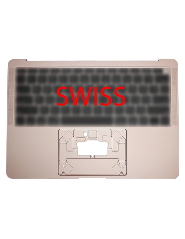 Coque Supérieure Clavier Suisse (A1932) Or MacBook Air 13" 2018 - 2019