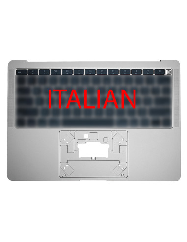 Carcasă superioară (top case) Italiană pentru MacBook Air 13" (A1932, 2018-2019), Argintiu
