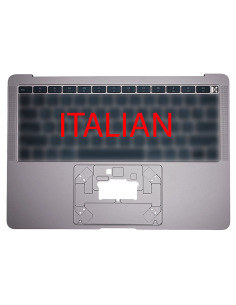 Coque Supérieure Clavier Italien (A1932) Gris Sidéral MacBook Air 13" 2018 - 2019