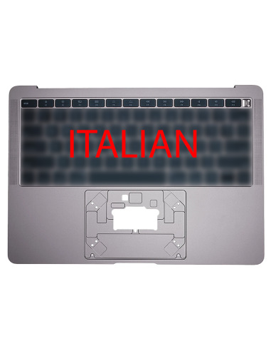 Coque Supérieure Clavier Italien (A1932) Gris Sidéral MacBook Air 13" 2018 - 2019