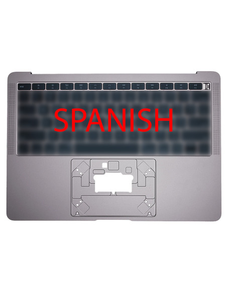 Coque Supérieure Clavier Espagnol (A1932) Gris Sidéral MacBook Air 13" 2018 - 2019