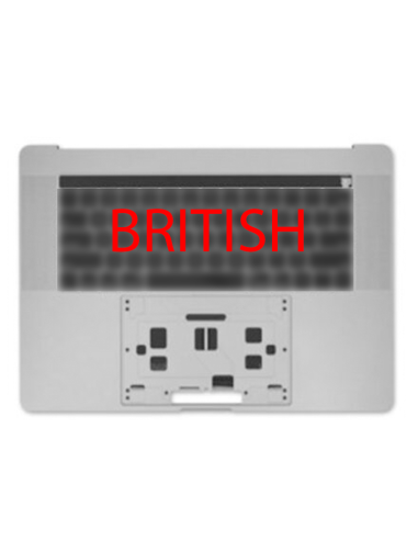 Coque Supérieure Clavier Britannique (A1990) Gris Sidéral MacBook Pro Retina Touchbar 15" 2018 - 2019