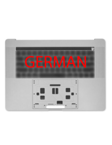 Coque Supérieure Clavier Allemand (A1990) Gris Sidéral MacBook Pro Retina Touchbar 15" 2018 - 2019