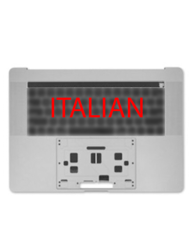 Coque Supérieure Clavier Italien (A1990) Gris Sidéral MacBook Pro Retina Touchbar 15" 2018 - 2019