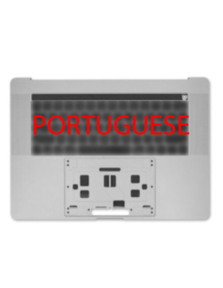 Top case Portuguese for MacBook Pro 15" Retina Touch Bar (A1990, 2018-2019), Space Gray