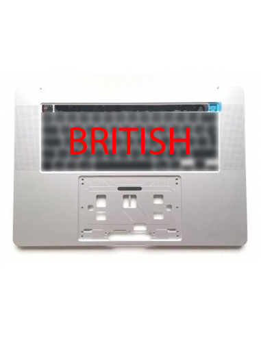 Coque Supérieure Clavier Britannique (A2141) Argent MacBook Pro Retina Touchbar 16" 2019