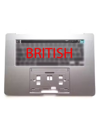 Coque Supérieure Clavier Britannique (A2141) Argent MacBook Pro Retina Touchbar 16" 2019