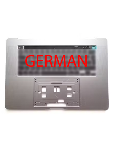 Coque Supérieure Clavier Allemand (A2141) Argent MacBook Pro Retina Touchbar 16" 2019