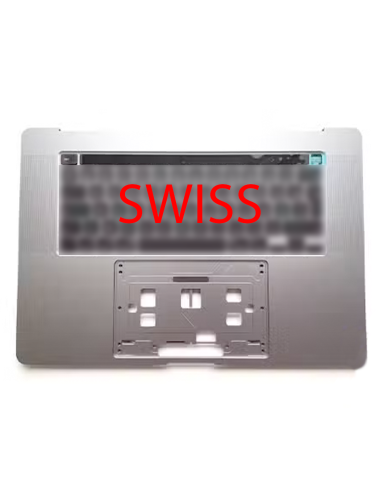 Coque Supérieure Clavier Suisse (A2141) Argent MacBook Pro Retina Touchbar 16" 2019