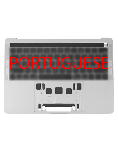 Coque Supérieure Clavier Portugais (A2159) Argent MacBook Pro Retina Touchbar 13" 2019 (2ports)