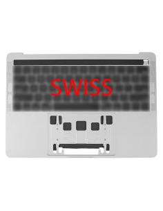 Coque Supérieure Clavier Suisse (A2159) Argent MacBook Pro Retina Touchbar 13" 2019 (2ports)
