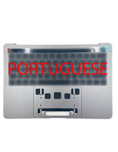 Coque Supérieure Clavier Portugais (A2159) Gris Sidéral MacBook Pro Retina Touchbar 13" 2019 (2ports)