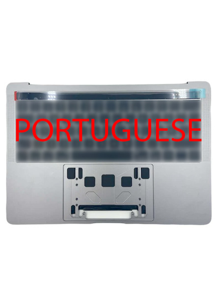 Coque Supérieure Clavier Portugais (A2159) Gris Sidéral MacBook Pro Retina Touchbar 13" 2019 (2ports)