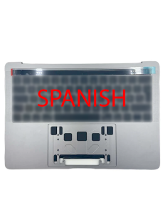 Coque Supérieure Clavier Espagnol (A2159) Gris Sidéral MacBook Pro Retina Touchbar 13" 2019 (2ports)