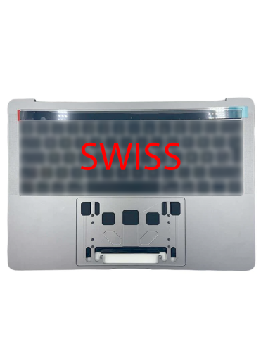 Coque Supérieure Clavier Suisse (A2159) Gris Sidéral MacBook Pro Retina Touchbar 13" 2019 (2ports)