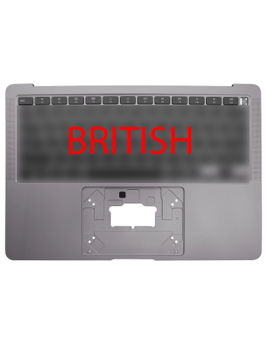 Coque Supérieure Clavier Britannique (A2179) Gris Sidéral MacBook Air 13" 2020