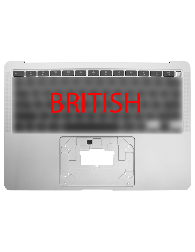 Coque Supérieure Clavier Britannique (A2179) Argent MacBook Air 13" 2020