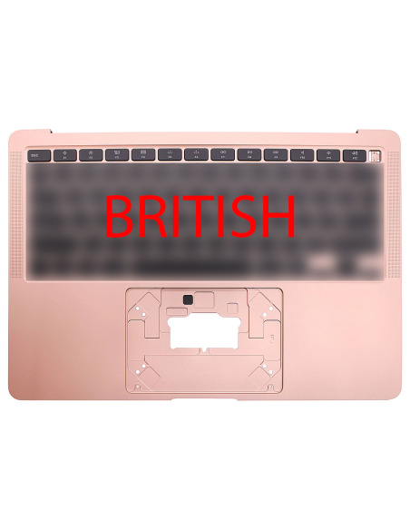 Górna obudowa (top case) Brytyjska do MacBook Air 13" (A2179, 2020), Złoty różowy