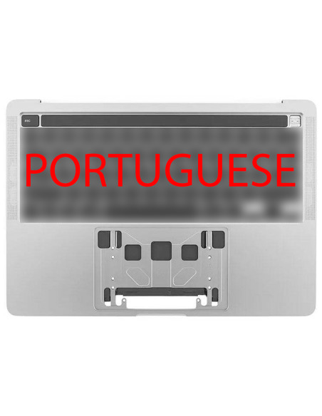 Coque Supérieure Clavier Portugais (A2251) Argent MacBook Pro Retina Touchbar 13" 2020 (4ports)