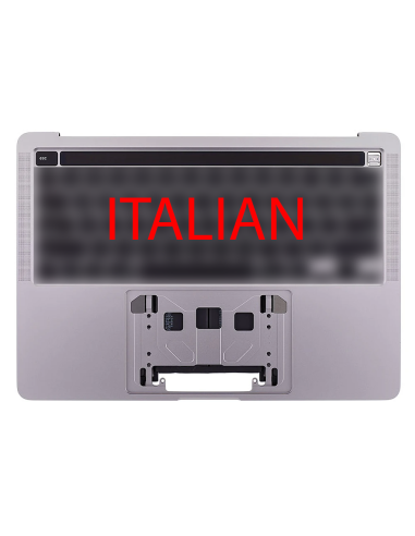 Coque Supérieure Clavier Italien (A2251) Argent MacBook Pro Retina Touchbar 13" 2020 (4ports)