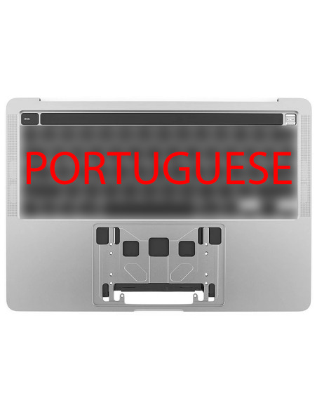 Scocca superiore portoghese due porte per MacBook Pro 13" Retina Touch Bar (A2289, 2020), Argento