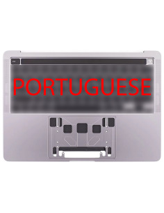 Coque Supérieure Clavier Portugais (A2289) Gris Sidéral MacBook Pro Retina Touchbar 13" 2020 (2ports)