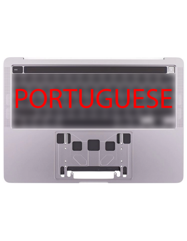 Coque Supérieure Clavier Portugais (A2289) Gris Sidéral MacBook Pro Retina Touchbar 13" 2020 (2ports)