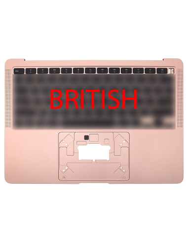 Coque Supérieure Clavier Britannique (A2337) Or Rose MacBook Air M1 13" 2020