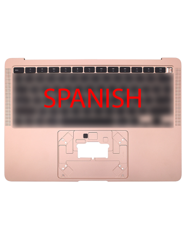 Coque Supérieure Clavier Espagnol (A2337) Or Rose MacBook Air M1 13" 2020