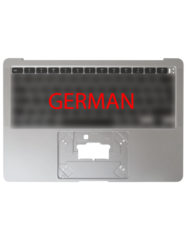 Coque Supérieure Clavier Allemand (A2337) Argent MacBook Air M1 13" 2020