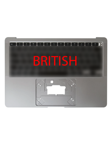 Coque Supérieure Clavier Britannique (A2337) Gris Sidéral MacBook Air M1 13" 2020