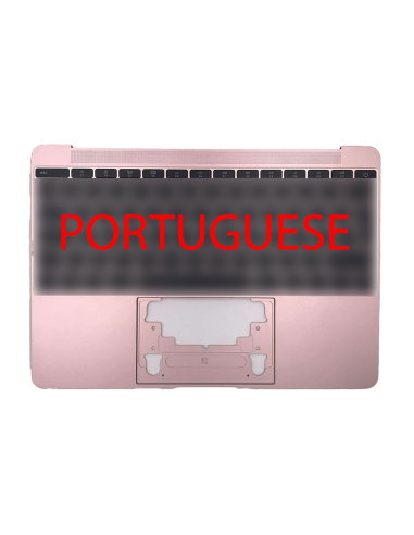 Coque Supérieure Clavier Portugais (A1534) Or Rose MacBook Retina 12" 2016-2017