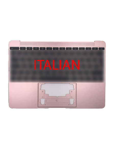 Ülemine korpus (top case) itaalia MacBook 12" Retina (A1534, 2016-2017) jaoks, roosakuld
