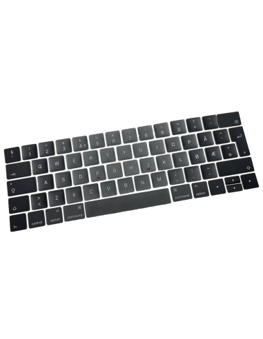 Kit de touches AP12-NORVÉGIEN pour MacBook Pro 13'' 15'' 2016-2019