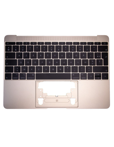 Coque Supérieure Clavier Francais (A1534) Or MacBook Retina 12" 2016-2017