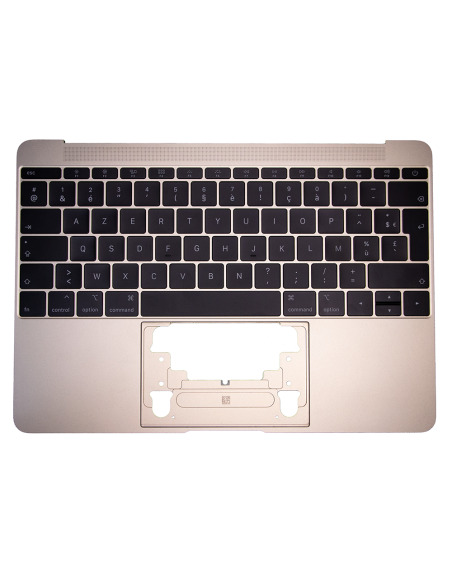 Coque Supérieure Clavier Francais (A1534) Or MacBook Retina 12" 2016-2017
