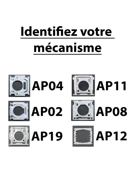 Klavišų komplektas AP04 Prancūziška skirta MacBook Pro 13" (2009-2012) – 2
