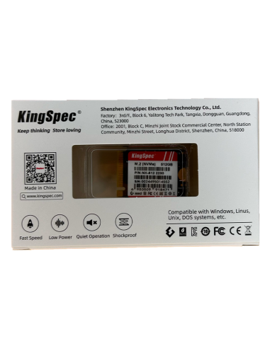 SSD KingSpec NX-512GB M.2 NVMe 2230 512GB – 8