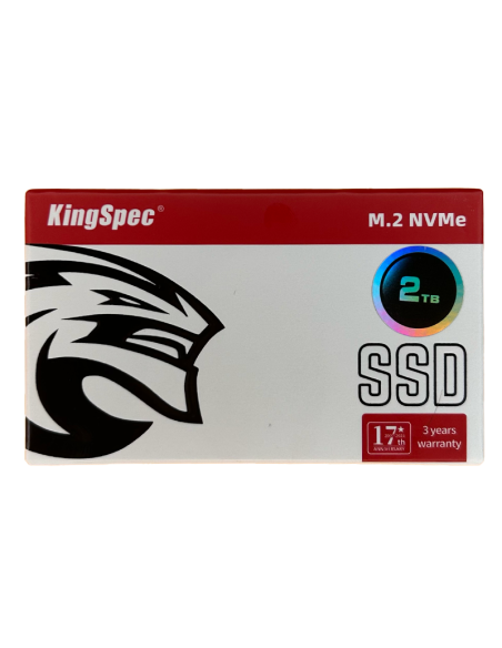 SSD M.2 NVME 2280 PCle Gen 3×4, NVMe 1.3 KingSpec 2TB NX-2TB (2280) - 6