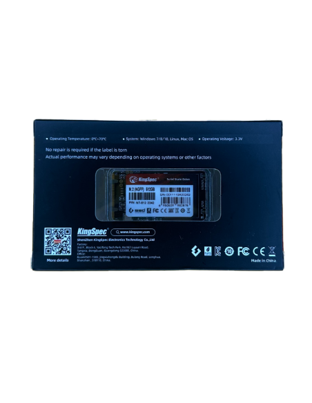 SSD M.2 SATA KingSpec 512Go NT-512GB (NGFF 2242) - 7