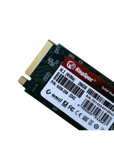 SSD M.2 NVME 2242 PCle Gen 3×4, NVMe 1.3 KingSpec 256Go NXM-256GB (2242) - 5