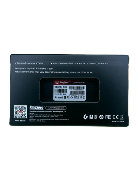SSD KingSpec XF M.2 NVMe 2280 512 GB – 8