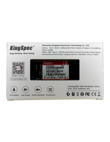 SSD KingSpec XF M.2 NVMe 2280 1 TB – 8