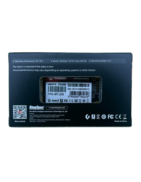 SSD MSATA KingSpec 256Go MT-256 - 7