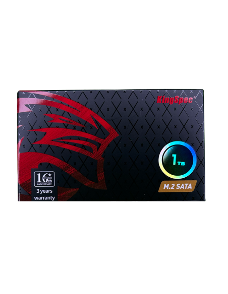 SSD M.2 SATA KingSpec 1To NT-1TB (NGFF 2280) - 7
