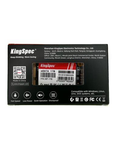 SSD MSATA KingSpec 1To MT-1TB - 7