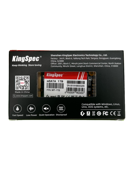 SSD KingSpec mSATA 1TB – 7