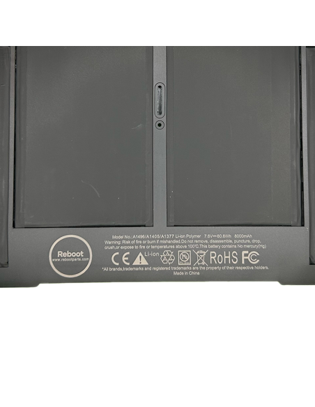 Batterie MacBook Air 13" 2010/2017 A1377/A1405/A1496/A1369/A1466 7200mAh (Std) - 3