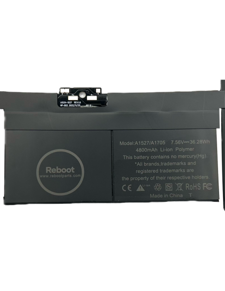 Batterie MacBook 12" 2015 à 2017 A1527/A1705/A1534/ 4800mAh (Standard) - 4