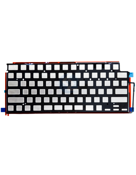إضاءة خلفية للوحة مفاتيح ANSI (QWERTY US) في MacBook Air 13″ و15″ (2022–2025)، A2681, A3113, A3240, A2941, A3114, A3241